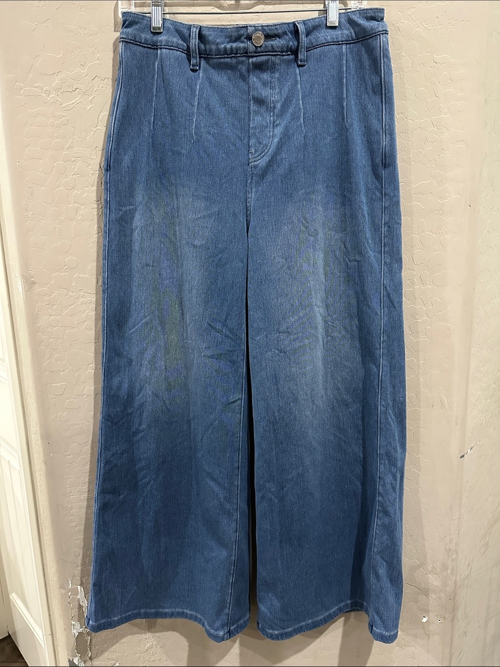 HALARA women’s Wide Leg Jeans in Blue Wash